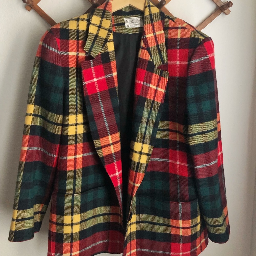 Pendleton Blazer vintage with front pockets